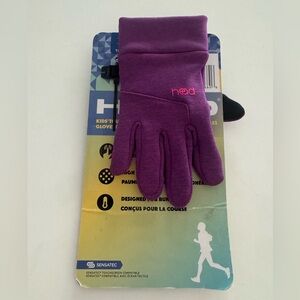 NWT Head Kid's Touchscreen Gloves and Mittens, Rasberry Heather, Large